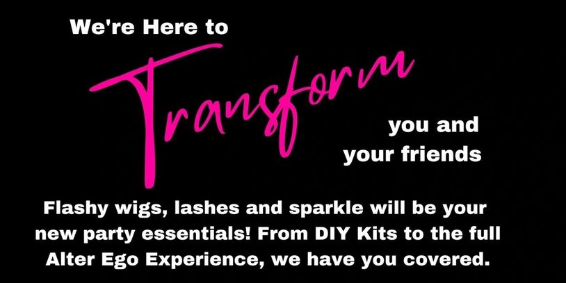 FLASHY WIGS, LASHES & SPARKLES